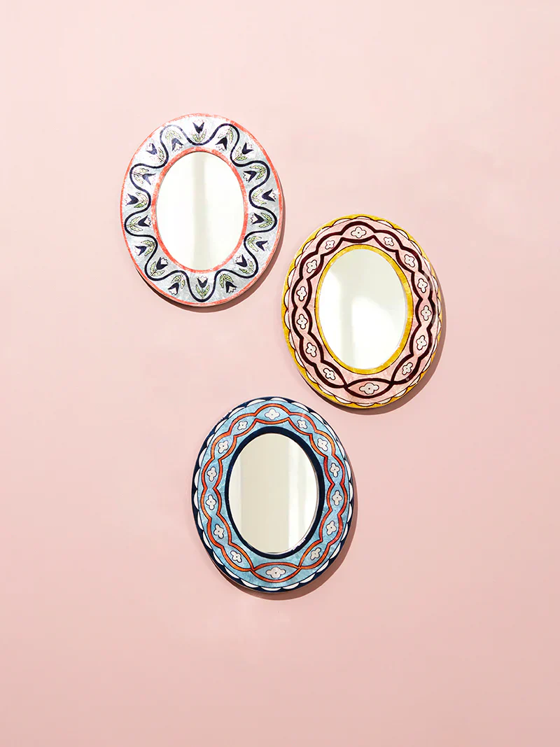 Jones & Co - SAMIRA MIRROR PINK WAVES - Image 3