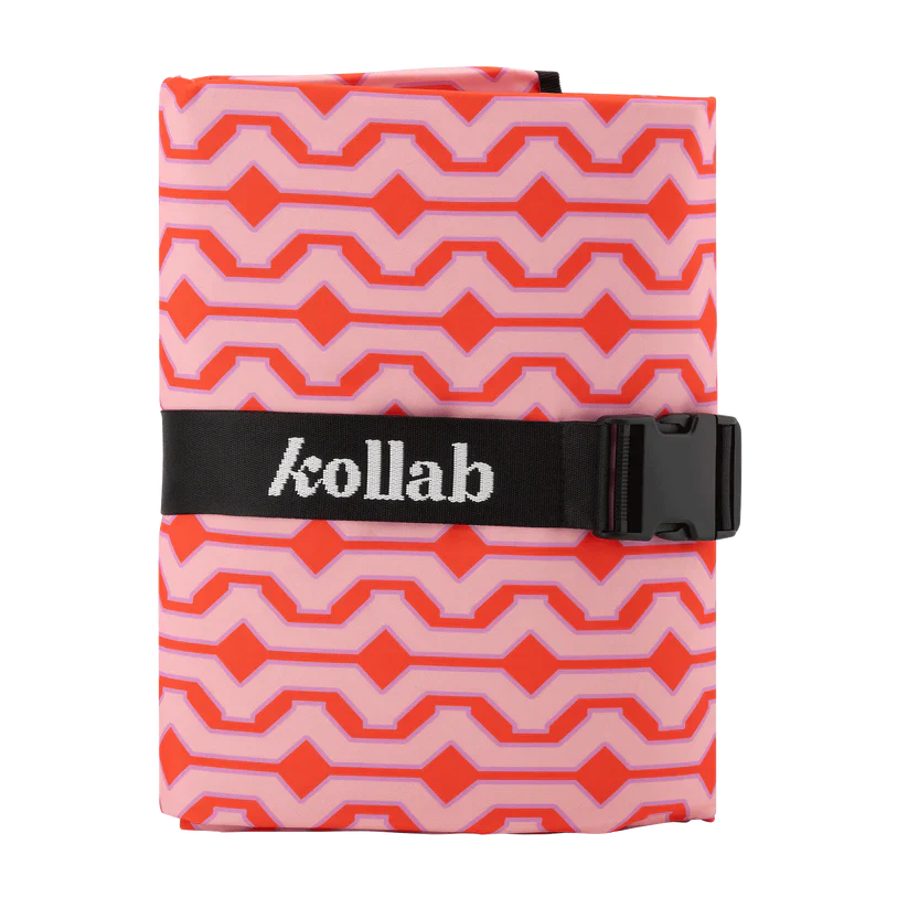 Kollab - Picnic Mat - Cherry Zig Zag