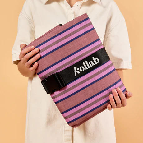 Kollab - Picnic Mat - Mulberry Lines - Image 3