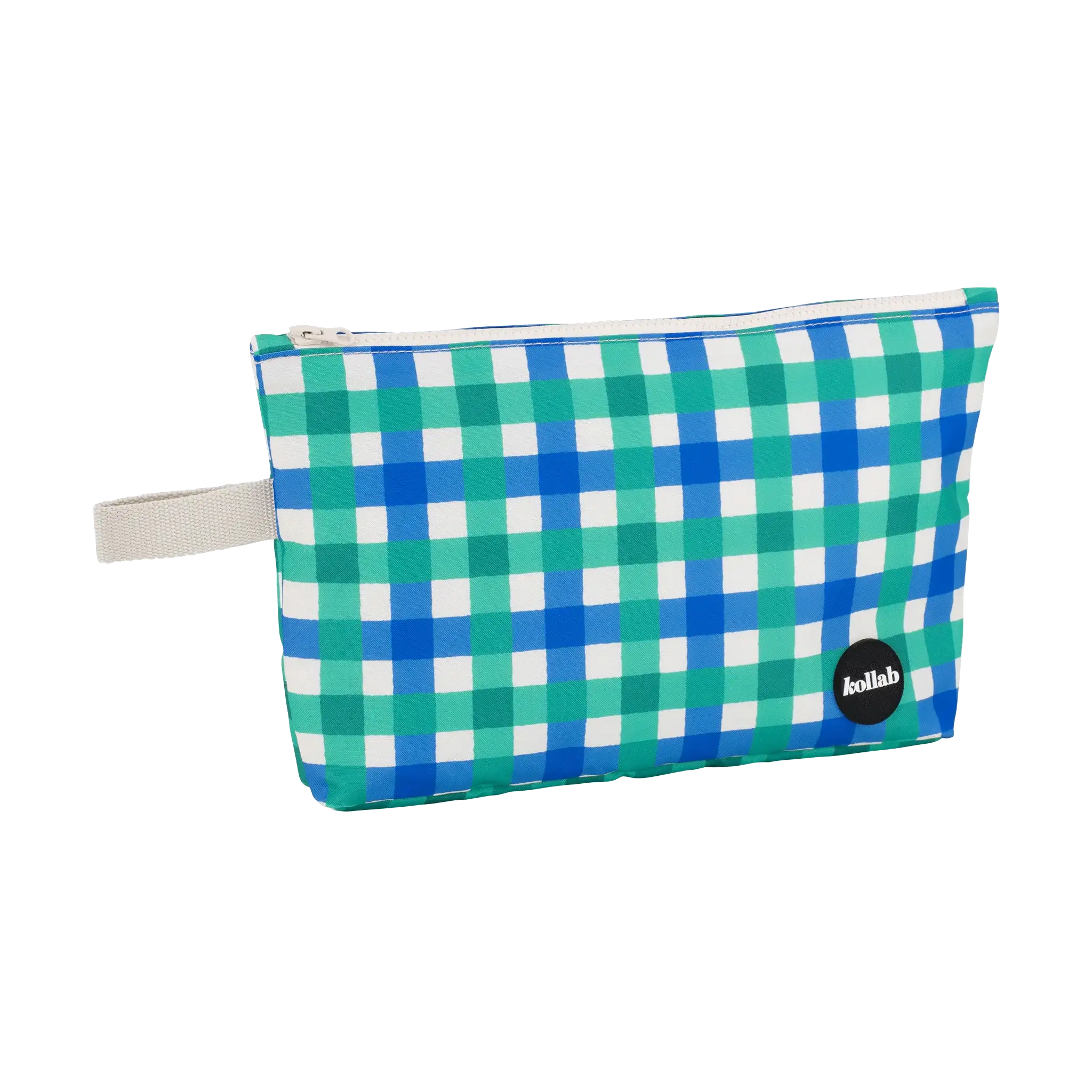 Kollab - Wet Bag - Green Blue Check