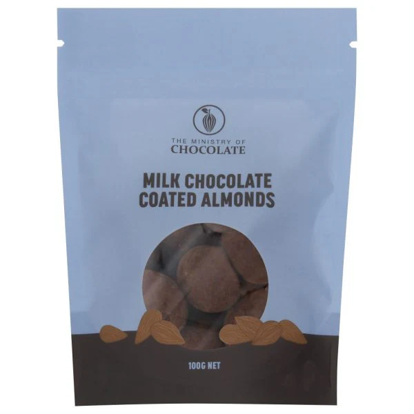 Ministry of Chocolate - Milk Coated Almonds 100g