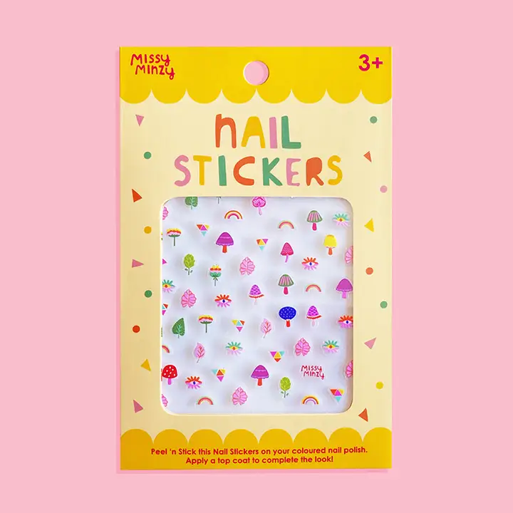 Missy Minzy - Wonderland Nail Stickers, Wearable Art, Nail Decals