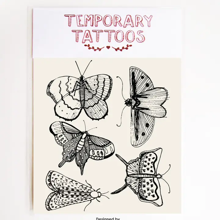 Missy Minzy - Butterflies Temporary Tattoos