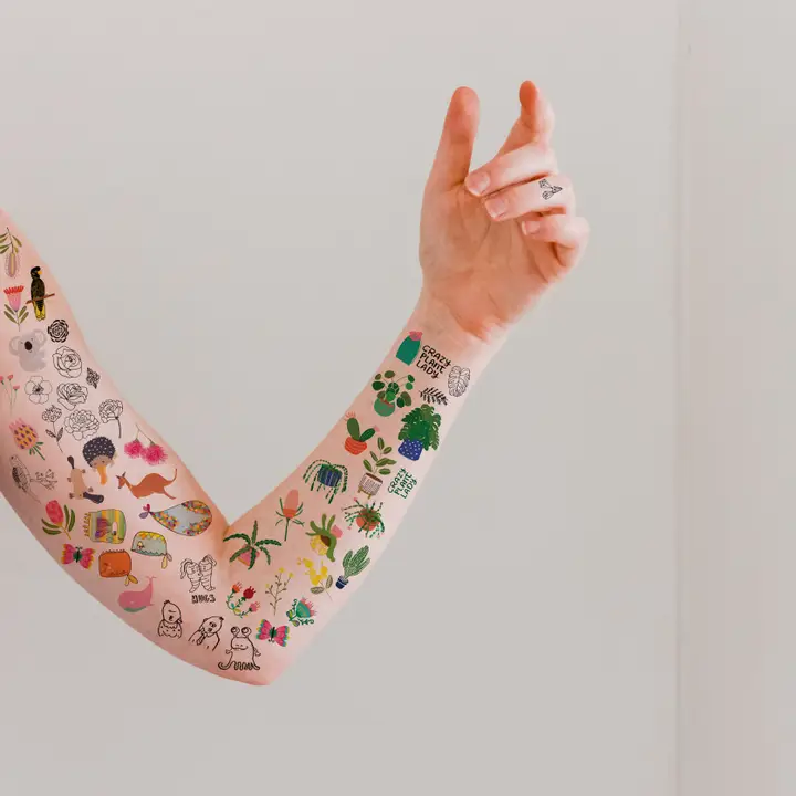 Missy Minzy - Dinosaur Roar Temporary Tattoos - Image 2