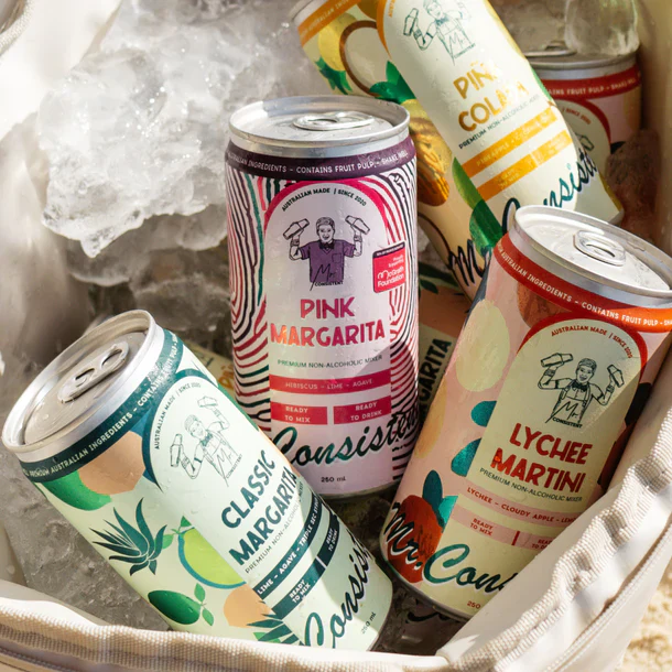 Mr Consistent - LOCAL PICK UP ONLY - PINK MARGARITA COCKTAIL CANS 4 Pack - Image 2