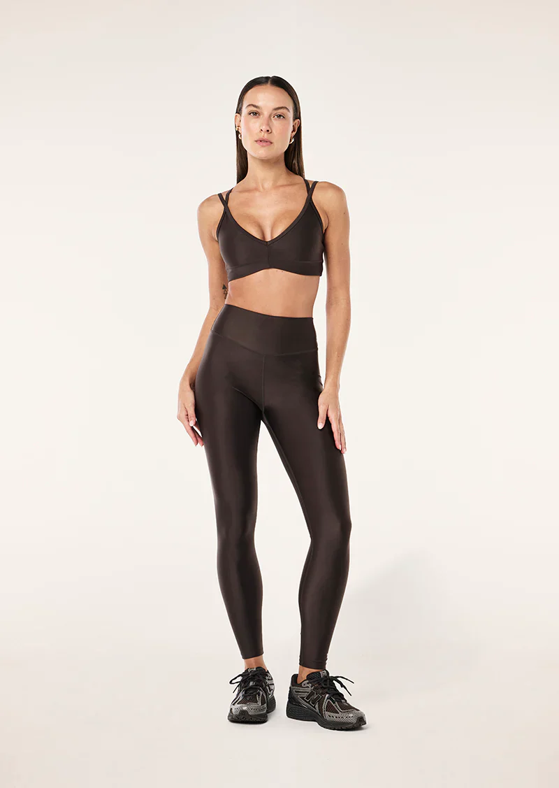 PE Nation - Fairmont Full Length Legging - Coffee Shine - Image 4
