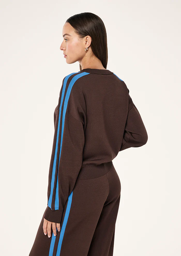 PE Nation - Retreat Knit Jumper - Coffee & Marina - Image 3