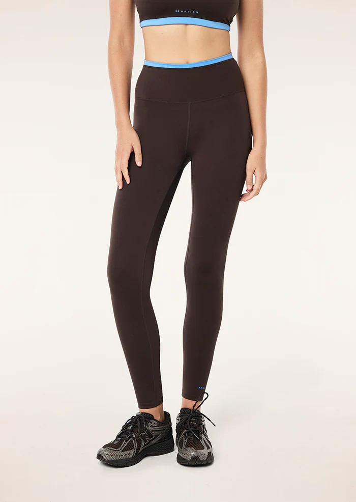 PE Nation - Vita Full Length Legging - Coffee & Marina - Image 4