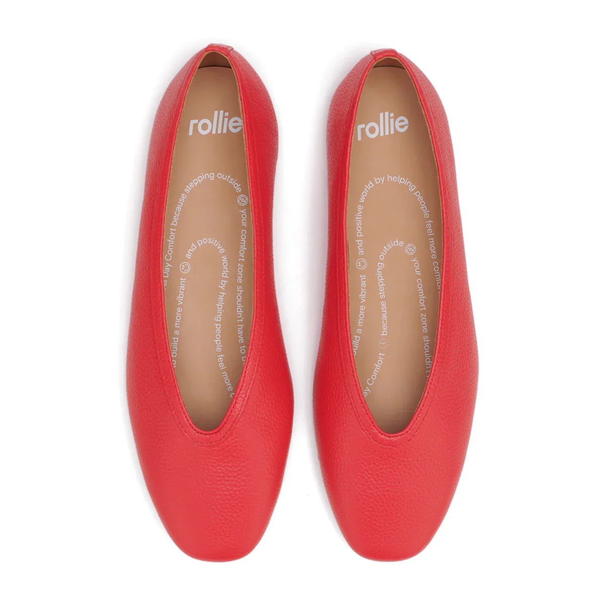 Rollie - Ballet V - Fiesta Red Tumble - Image 3
