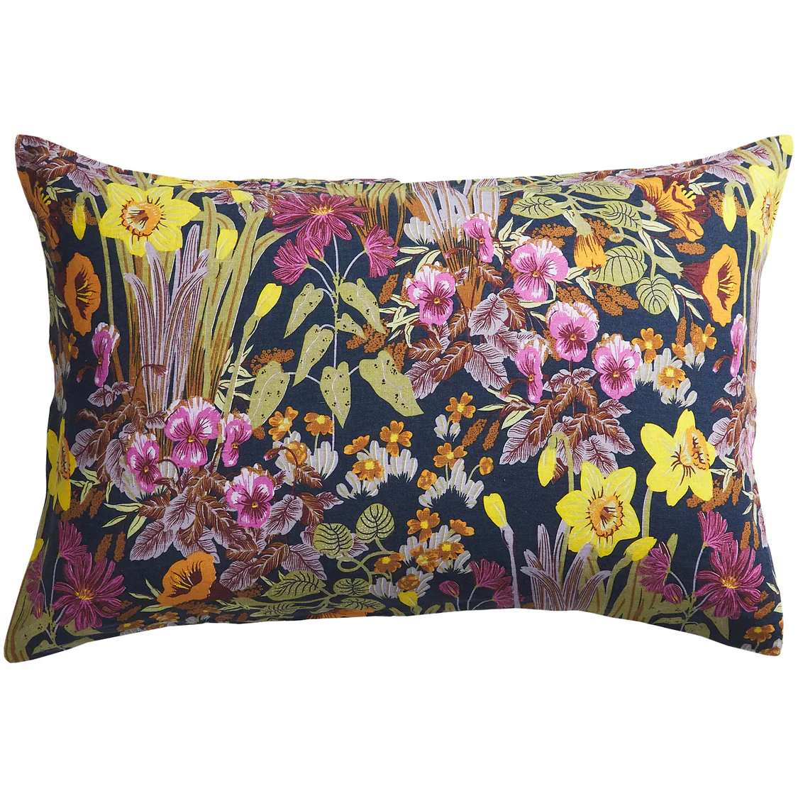 Sage & Clare - Babette Linen Pillowcase Set - Ink - Standard - Image 3