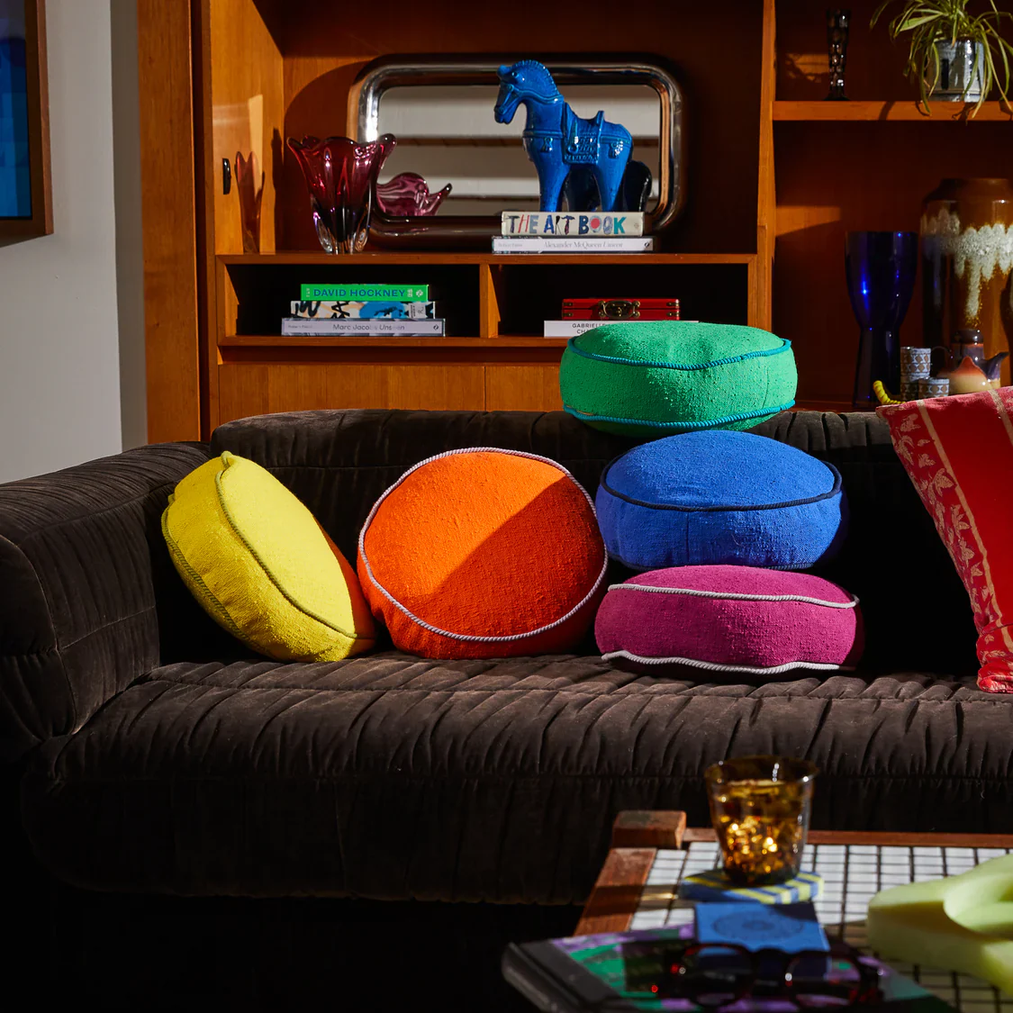 Sage & Clare - Dana Round Cushion - Plumberry - Image 2
