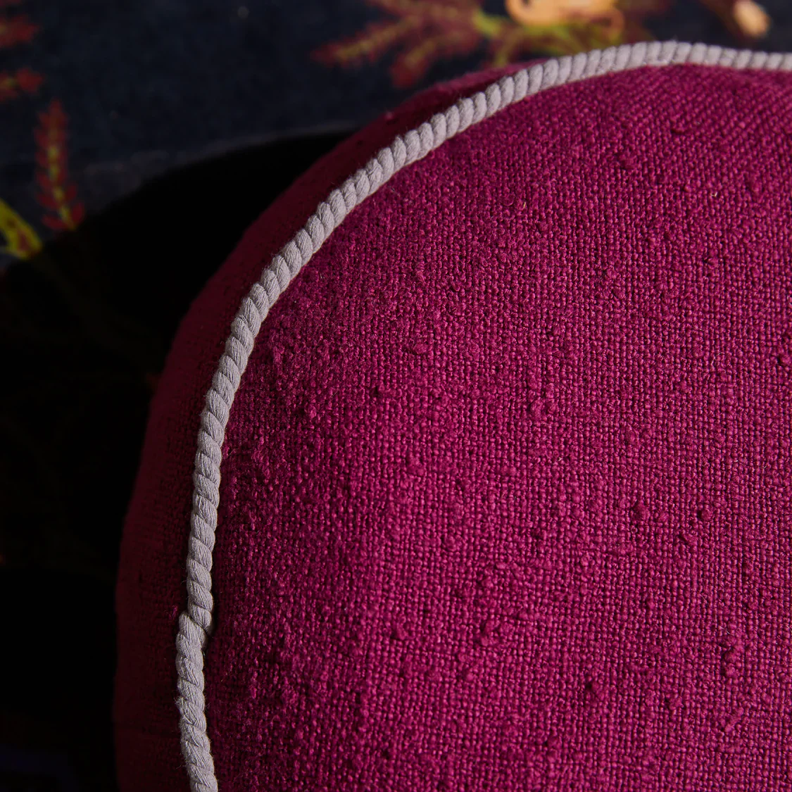 Sage & Clare - Dana Round Cushion - Plumberry - Image 3