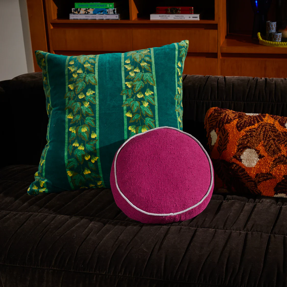 Sage & Clare - Dana Round Cushion - Plumberry - Image 4