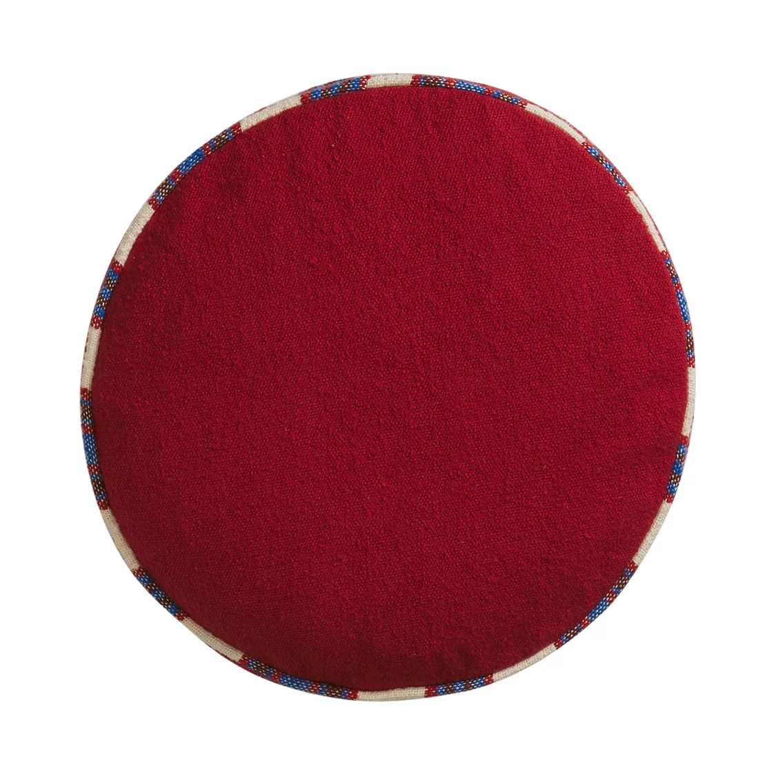 Sage & Clare - Delana Round Cushion - Crimson - Image 4