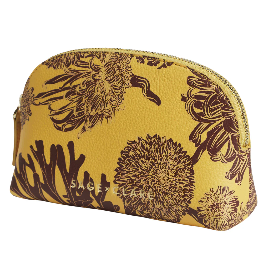 Sage & Clare - Delphine Cosmetic Pouch - Dune - Image 4