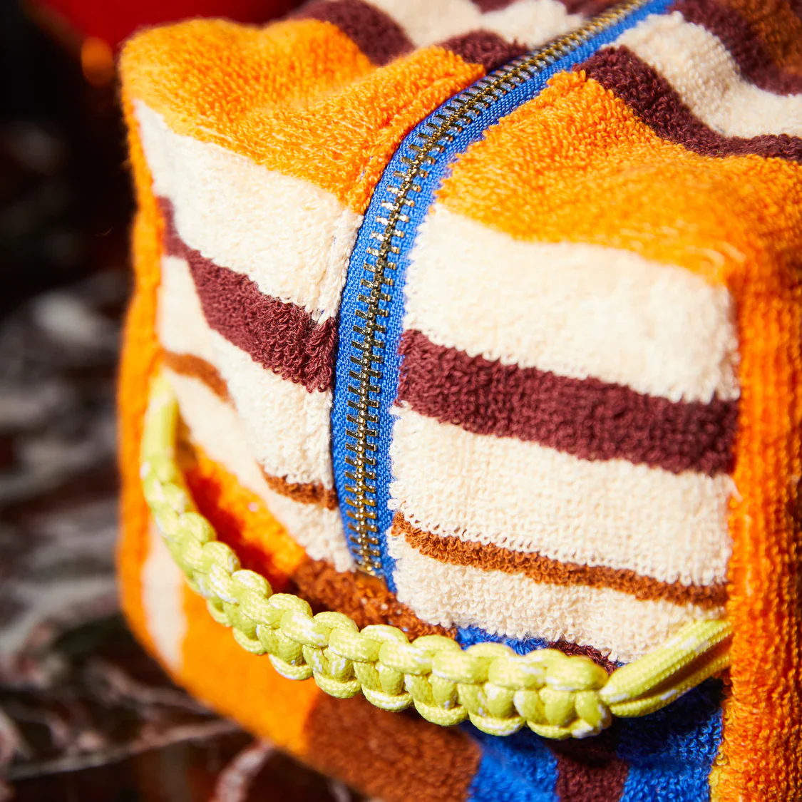 Sage & Clare - Nicolette Terry Pouch - Russet - Image 4
