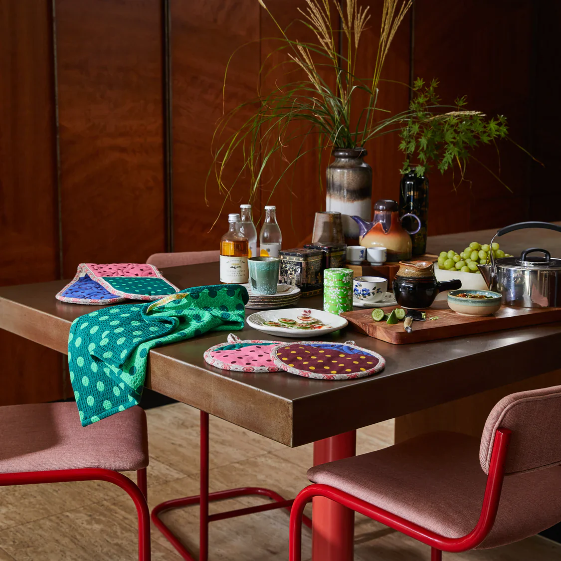 Sage & Clare - Paige Tea Towel - Verdant - Image 4