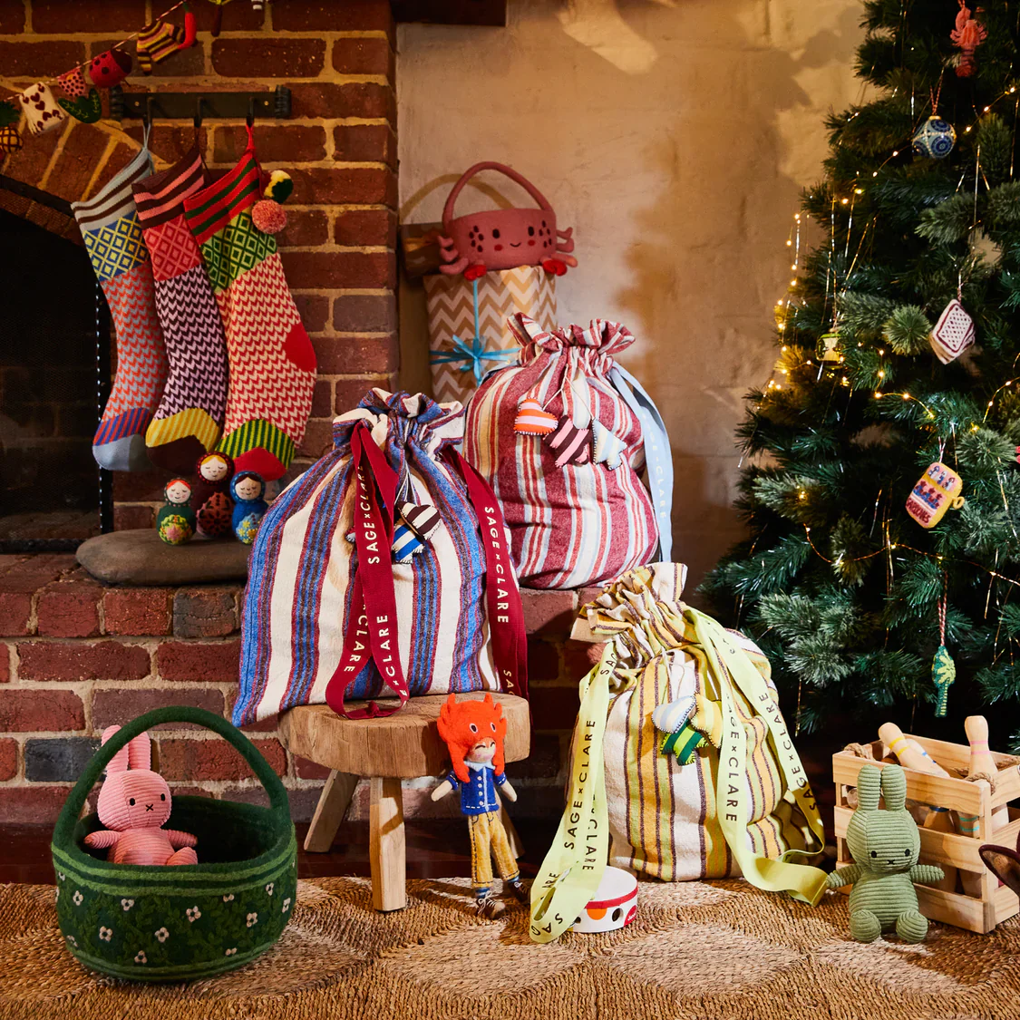 Sage & Clare - Selene Santa Sack - Azure - Image 3
