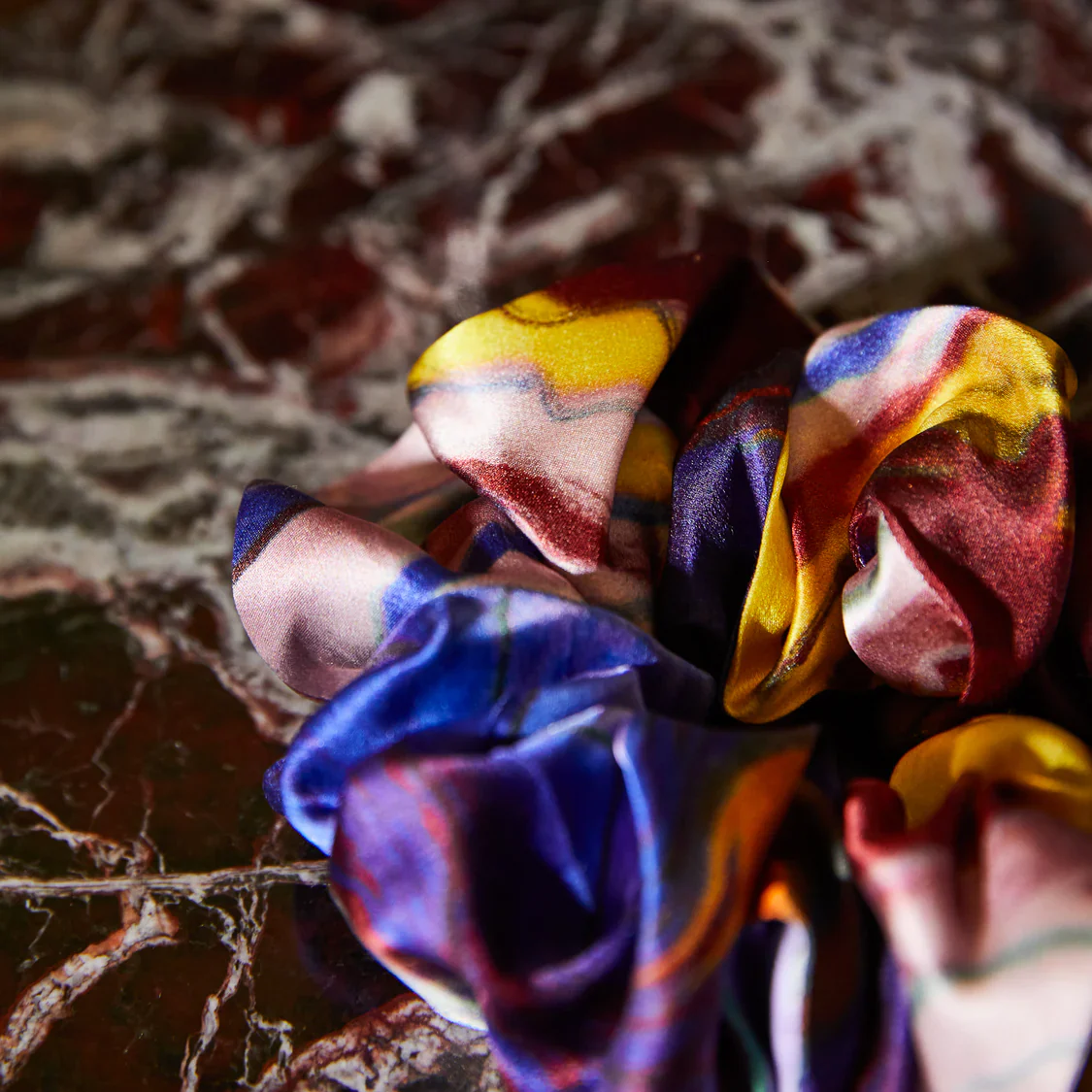 Sage & Clare - Zoi Silk Scrunchie Set - Image 2