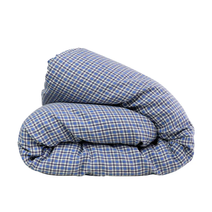 Society of Wanderers - Cefalù Check Duvet Cover - King - Image 2