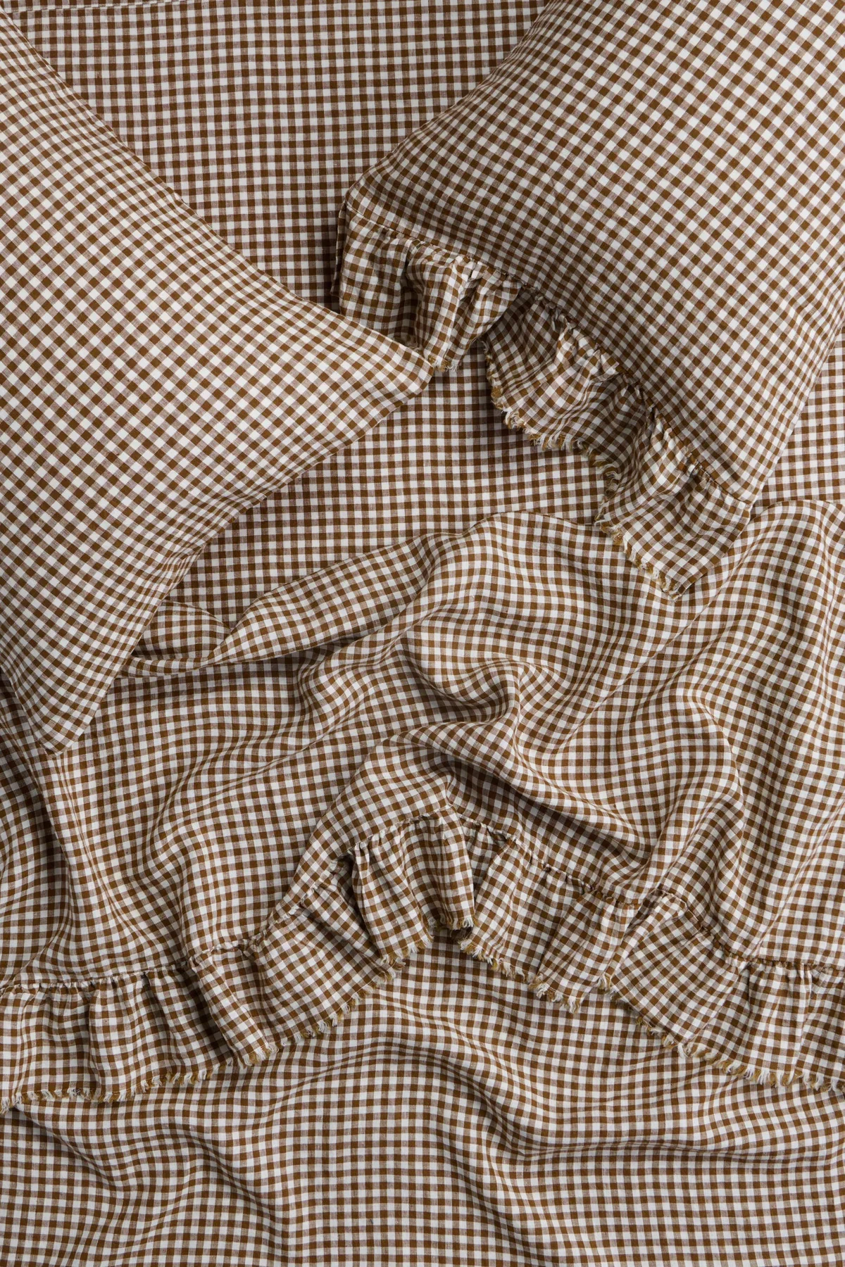 Society of Wanderers - Gumnut Gingham Fitted Sheet - King