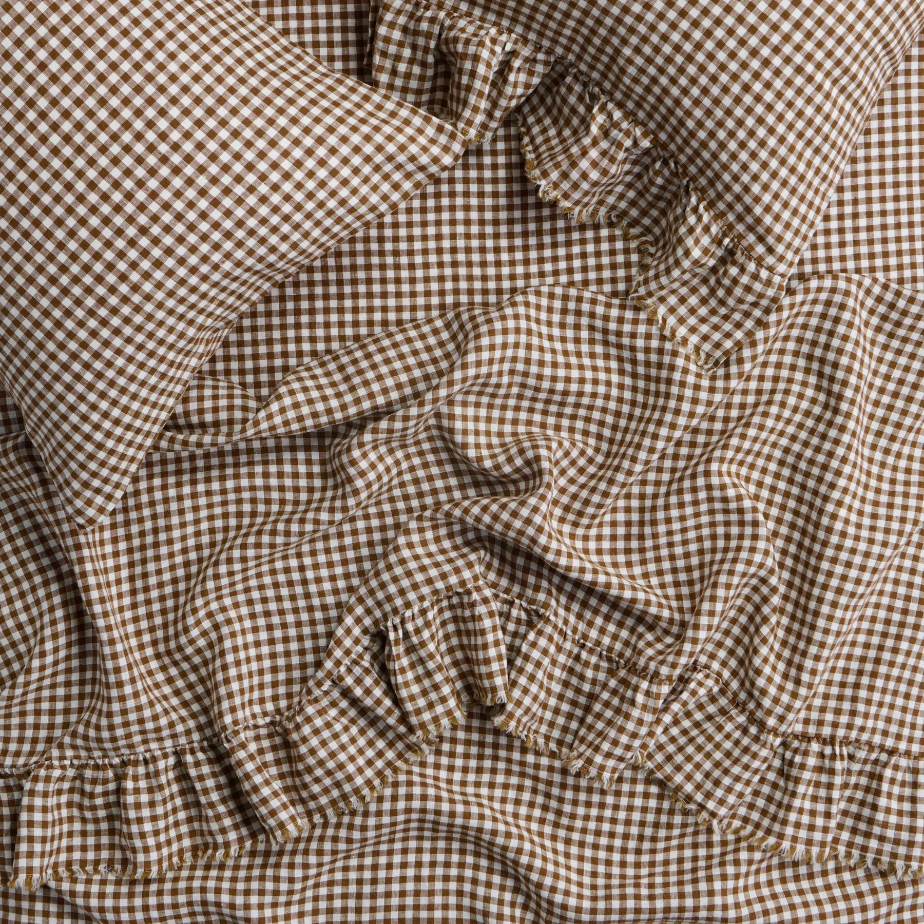 Society of Wanderers - Gumnut Gingham Fitted Sheet - King - Image 5