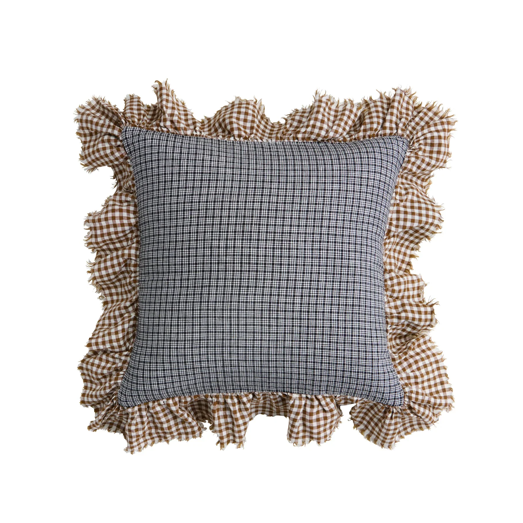 Society of Wanderers - Pepperberry Full Ruffle Cushion - With insert