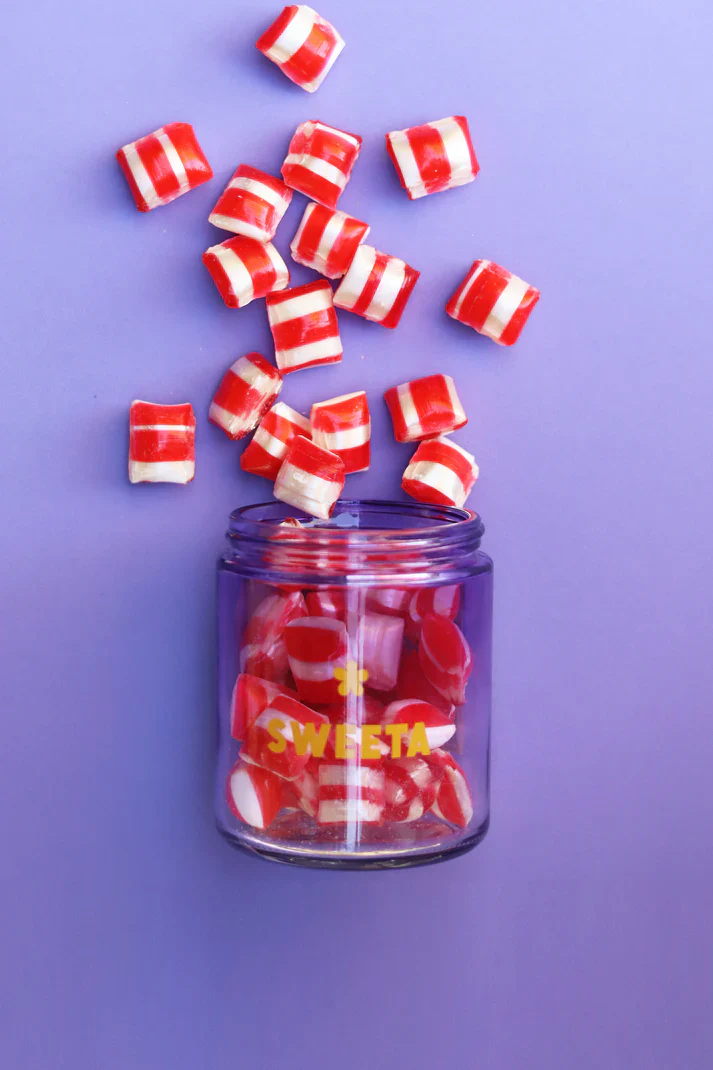 Sweeta - Raspberry Humbugs - 180g