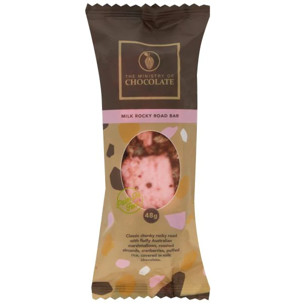 The Ministry of Chocolate - Milk Rocky Road Bar - 48g