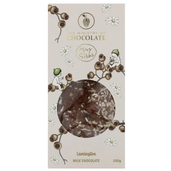 The Ministry Of Chocolate - MOC x May Gibbs Lamington Milk Bar 100g