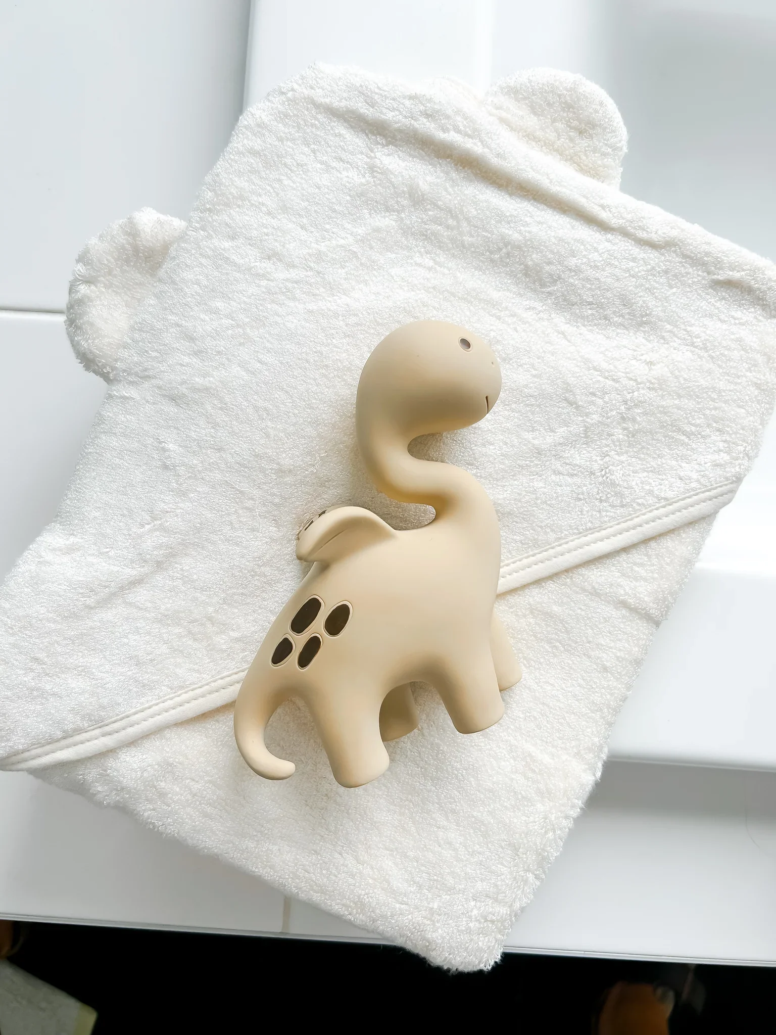 Winnie Parkes - Diplo the Dino-Dragon Teether - Natural Brown - Image 4